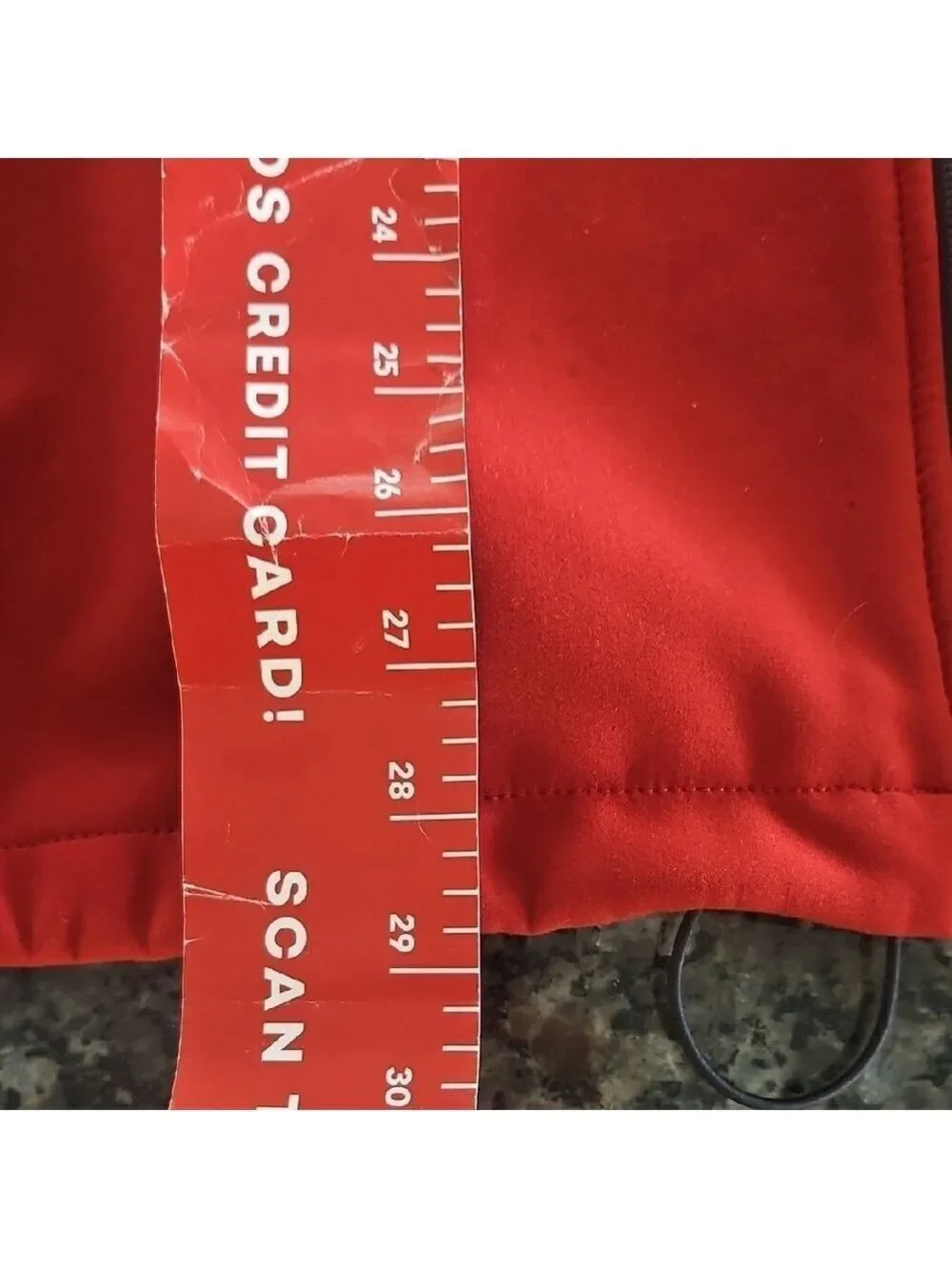 The North Face Men’s Performance Jacket – Vibrant Red & Charcoal | Size L